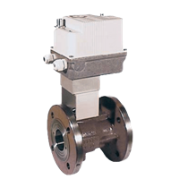 KUE-VO 2-Way Cast Iron Flange Ball Valve with Actuator